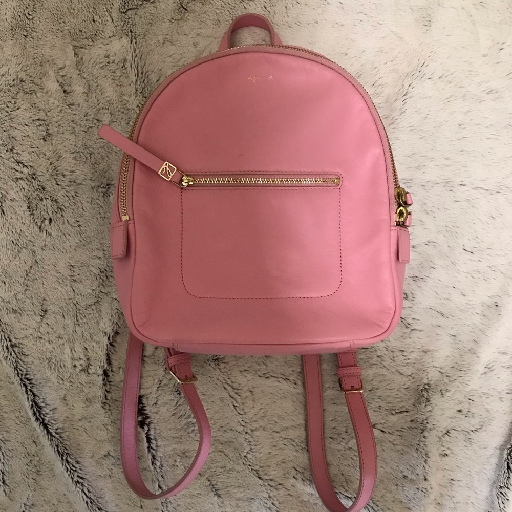 Agnes B. Mimi Leather backpack - Picture 15 of 16